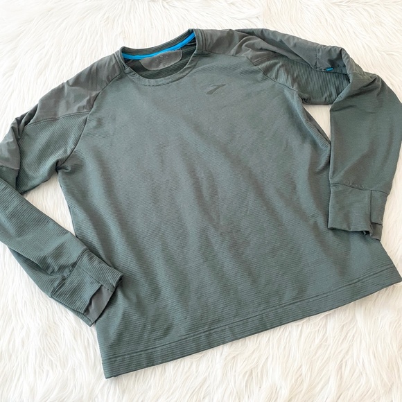 Brooks Other - Brooks Mens Grey Long Sleeve Winter Running Top